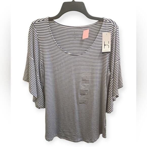 NWT women's Small striped tee - Picture 1 of 2
